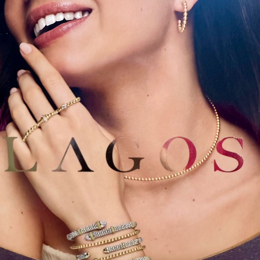 LAGOS Silver Beaded Bracelet with X Accents - Picture 12 of 13